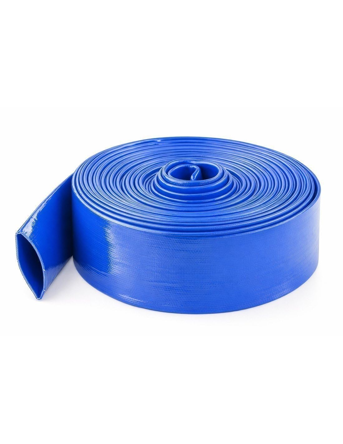 JARDIN202 - JARDIN202 - Rollo Manguera Plana Reforzada Arin Flat de PVC Azul | Alta Presión | 45mm () | 45mm