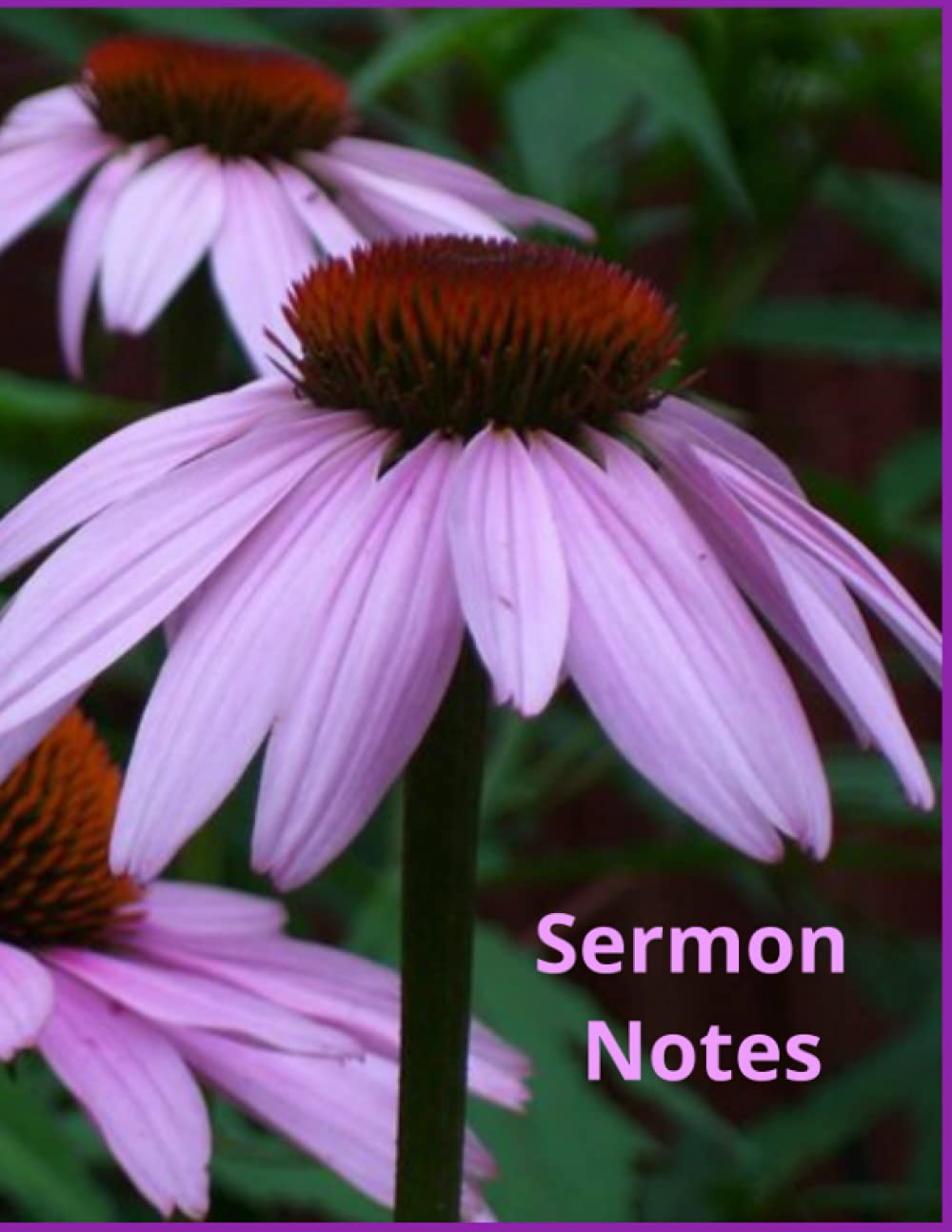 Sermon Notes: Sermon notes prayer journal with Key Points, Applications, Comments and more. Perfect for kids, teens, adults! 8 1/2 x 11, 220 pages of premium white paper.Journal