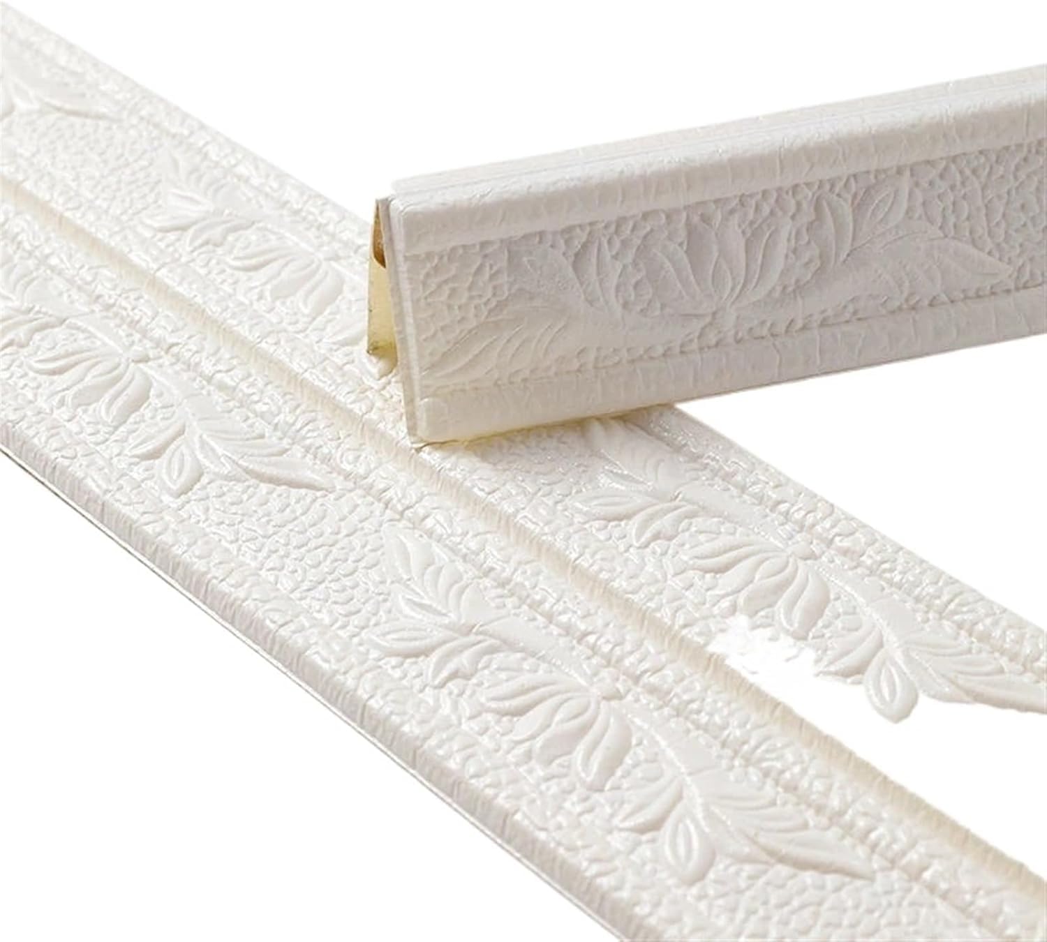 VUIKLCty Skirting Board Trims: Self-adhesive Skirting Board Wall Stickers, 3D Foam Skirting Boards