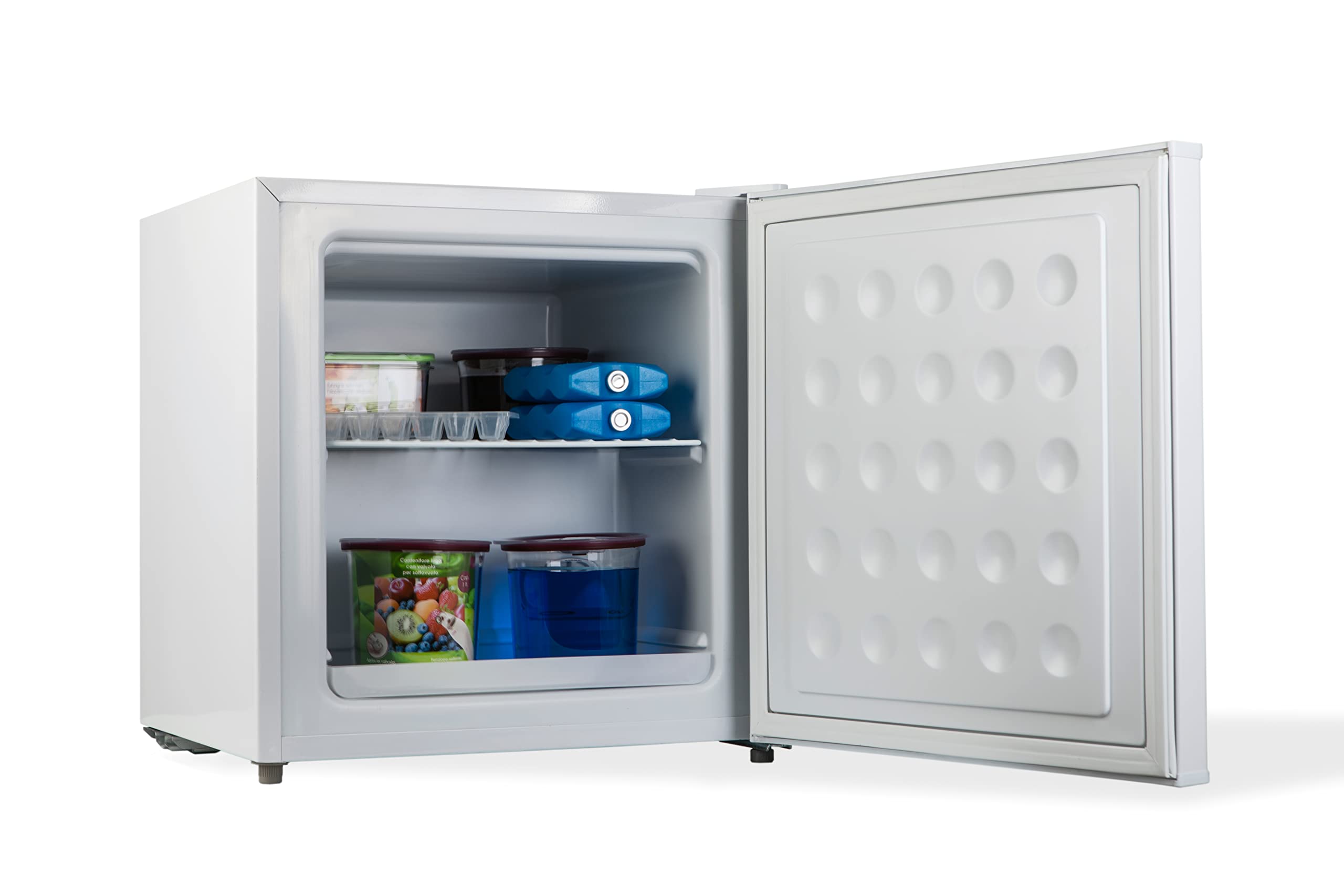 PremierTech Mini Congelatore Compatto, Mini Freezer Piccolo, 31 litri, -24 gradi, 4**** Stelle, Casa, Farmacia, Ufficio, Porta Reversibile, PT-FR32