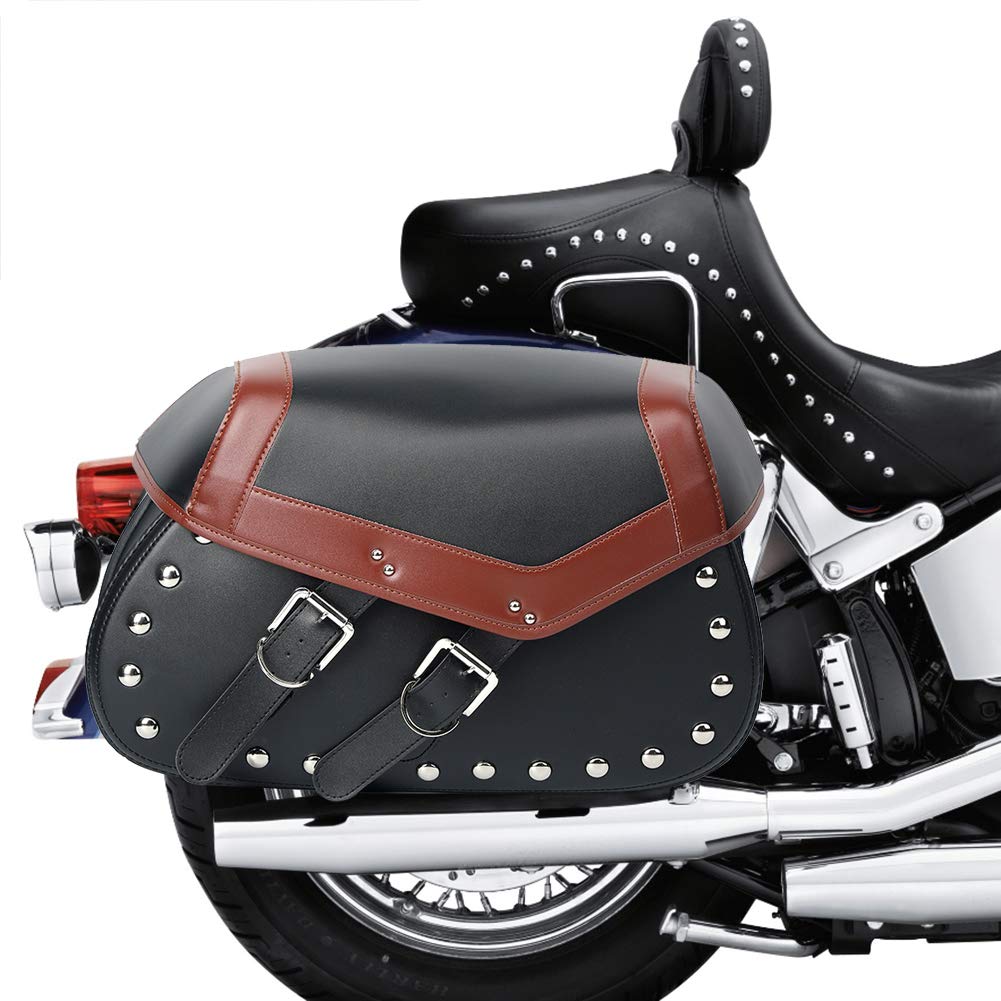 Buy 2PC Heavyduty Waterproof Motorcycle Saddlebags 2Strap Extra