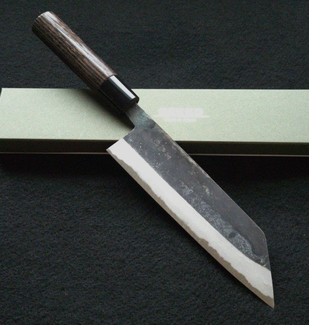 ★新品堺正孝青紙スーパー和式牛刀包丁210mm水牛白八角柄軽くて薄くて使いやすい ☆新品堺正孝青紙スーパー和式牛刀包丁210mm水牛白八角柄