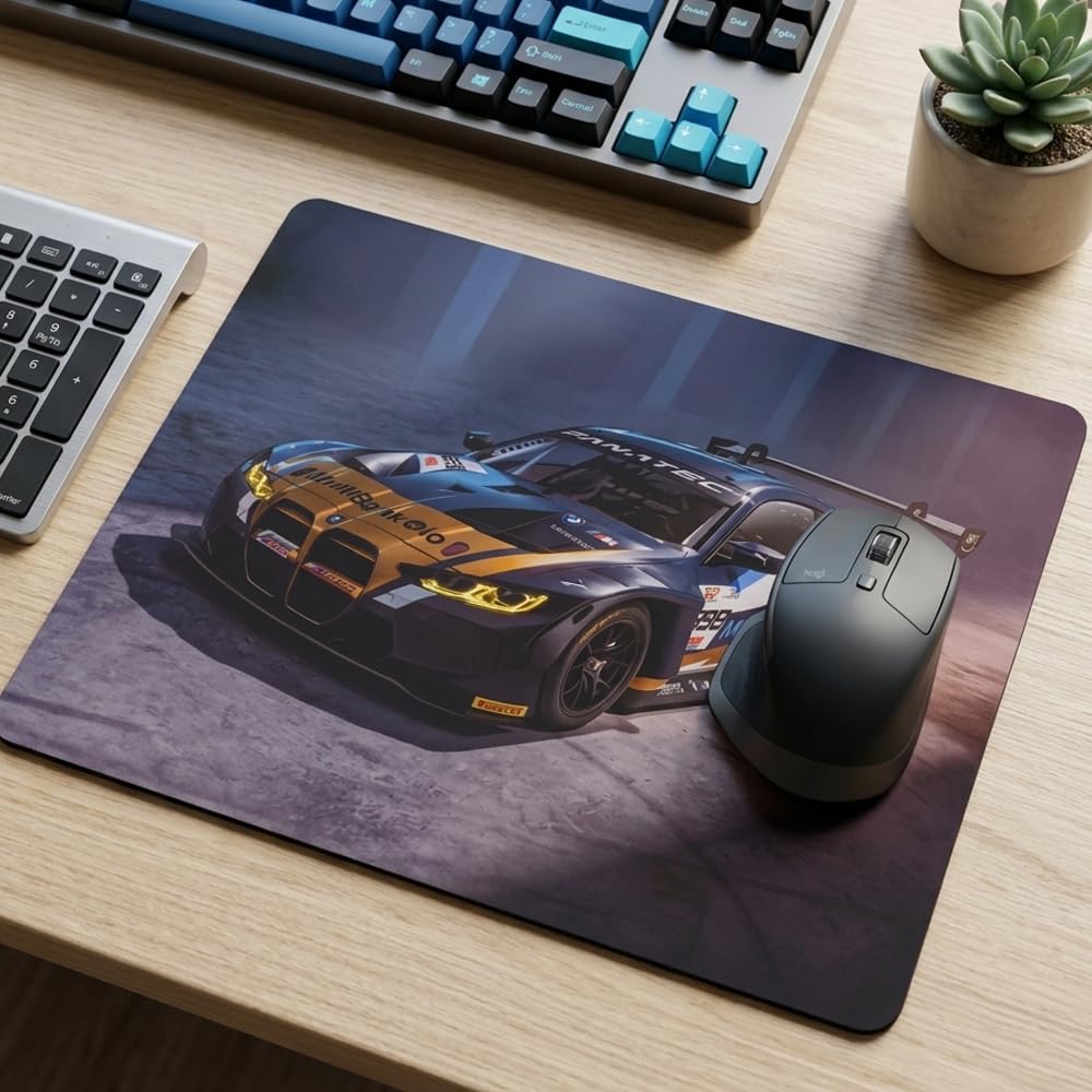 Racing Car Gaming Mouse Pad with Anti-Slip Rubber Base | Smooth Cloth Surface, HD Print Design, For Laptop & Desktop, Office & Gaming Use, Mouse Mat-image-21