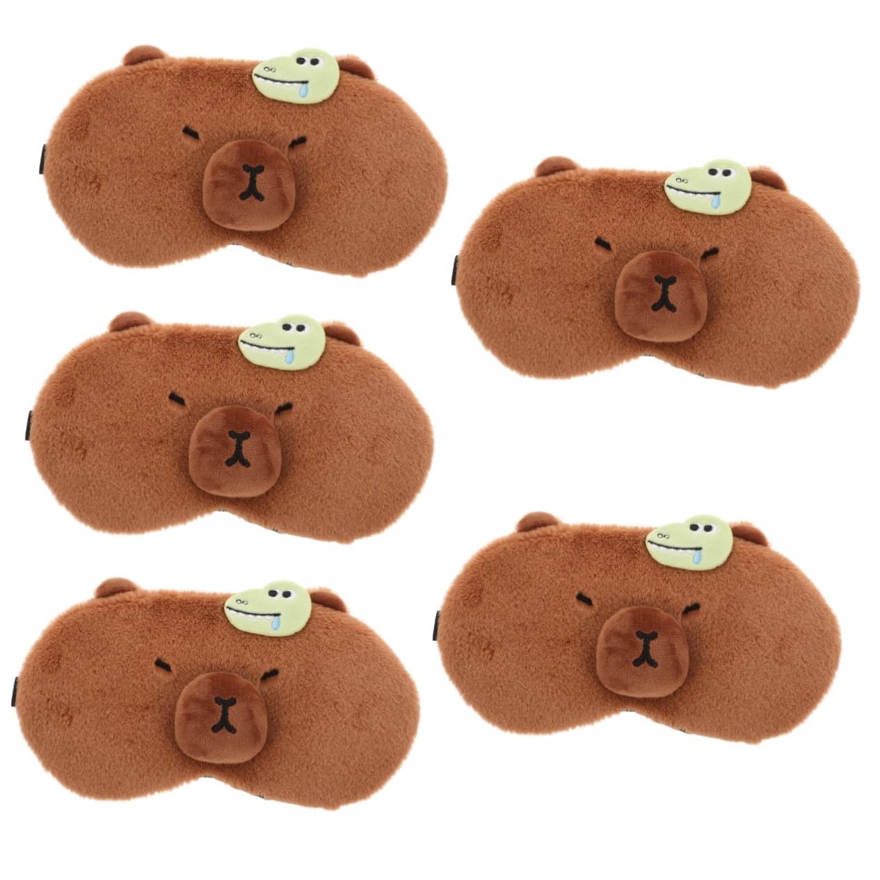 Beavorty 5 Pezzi Maschera Per Gli Occhi Da Notte Morbida E Soffice Benda Per Donne Bende Comode Per Viaggi in Hotel Con