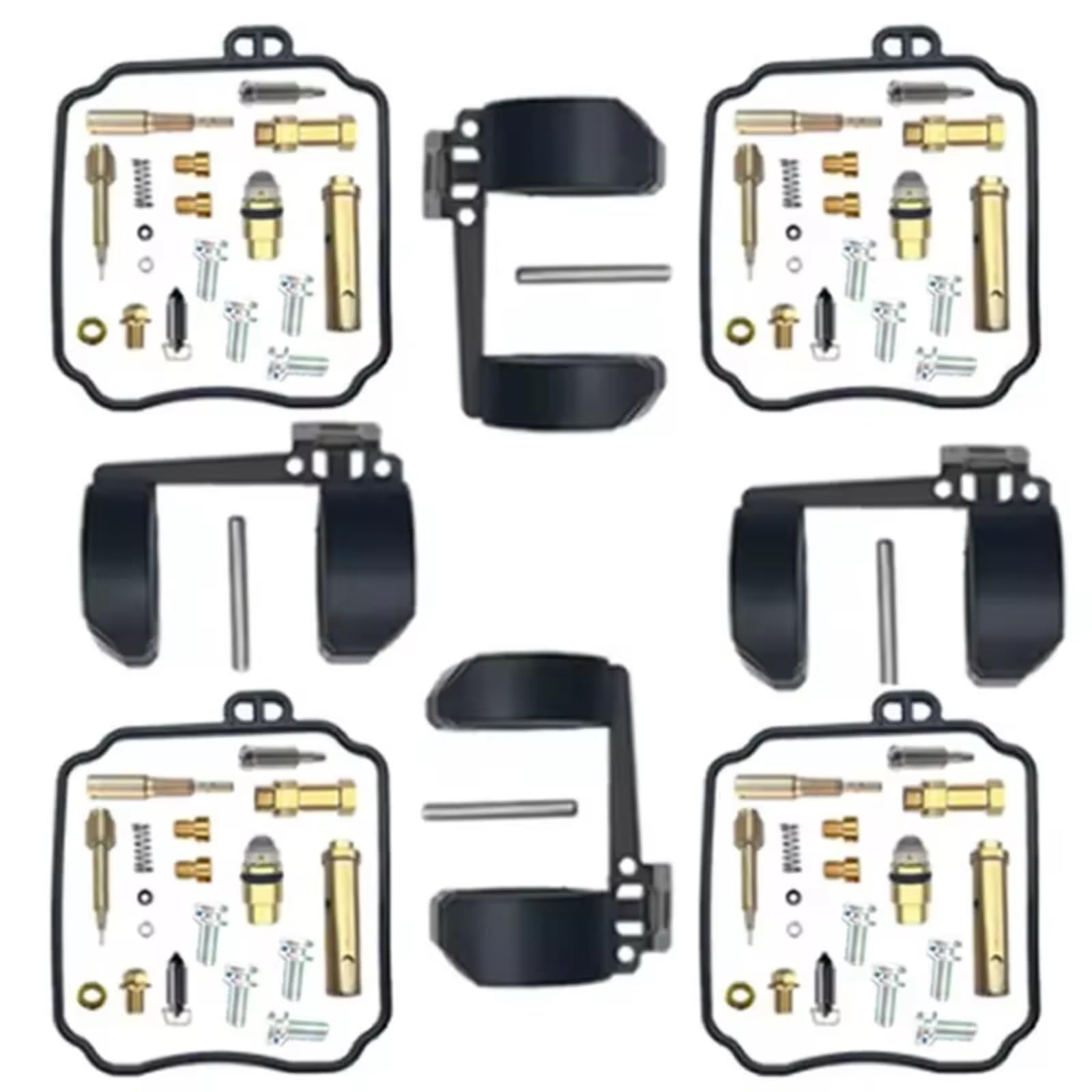 Kit De Reparación De Carburador De Motocicleta para Yamaha FZR250 1987-1989 FZR 250 Cilindro De Piezas Flotantes Kit Reparación Carburador(Set 2)