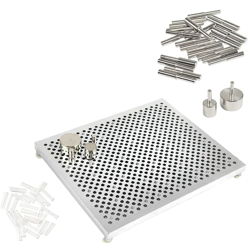 UDSKNV[KSL Wire Wrapping Supplies Includes 30 Metal Pegs and Wire Bending Jig for Jewelry Making Tools
