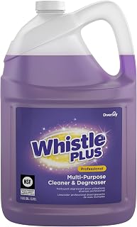 Diversey CBD540588 Whistle Plus Professional Multi Purpose Cleaner & Degreaser, Heavy Duty Stain Remover with Citrus Scent, Ready-to-Use Refill, 1-Gallon
