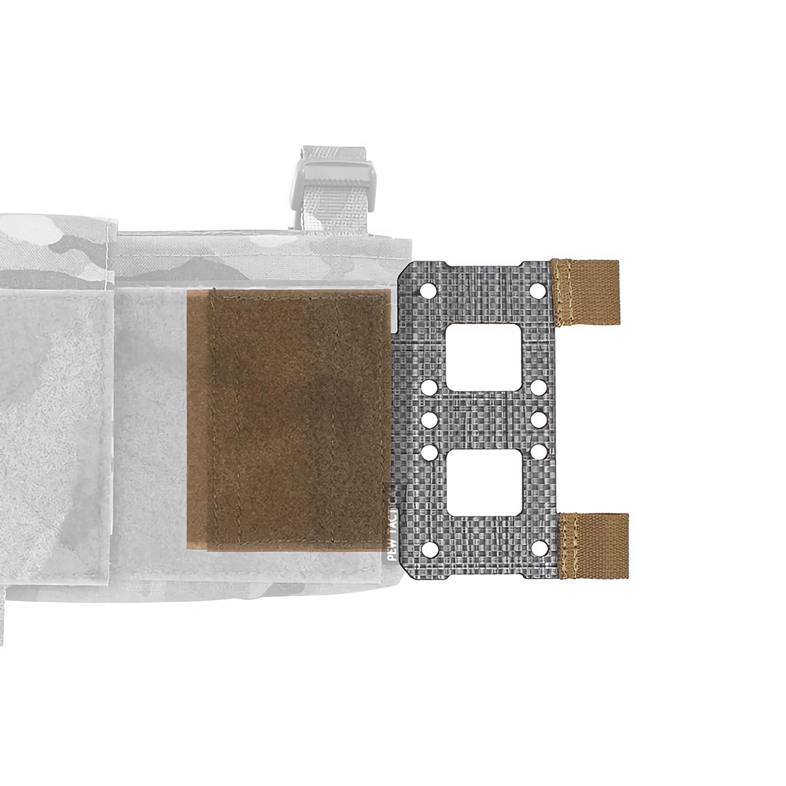 Panel Rozszerzający Molle, Taktyczny Panel Z Pętlą Na Hak Boczny, Pas Cummerbund Do Kamizelki, Kieszeń Na Radio, Ładownica Na Magazynek, Skrzydło Ekspandera Do Kamizelek Chest Rig(Black,2apck)