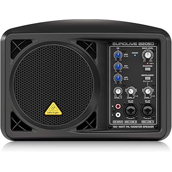 Behringer Eurolive B205D Ultra-Compact 150-Watt PA/Monitor Speaker System,Black