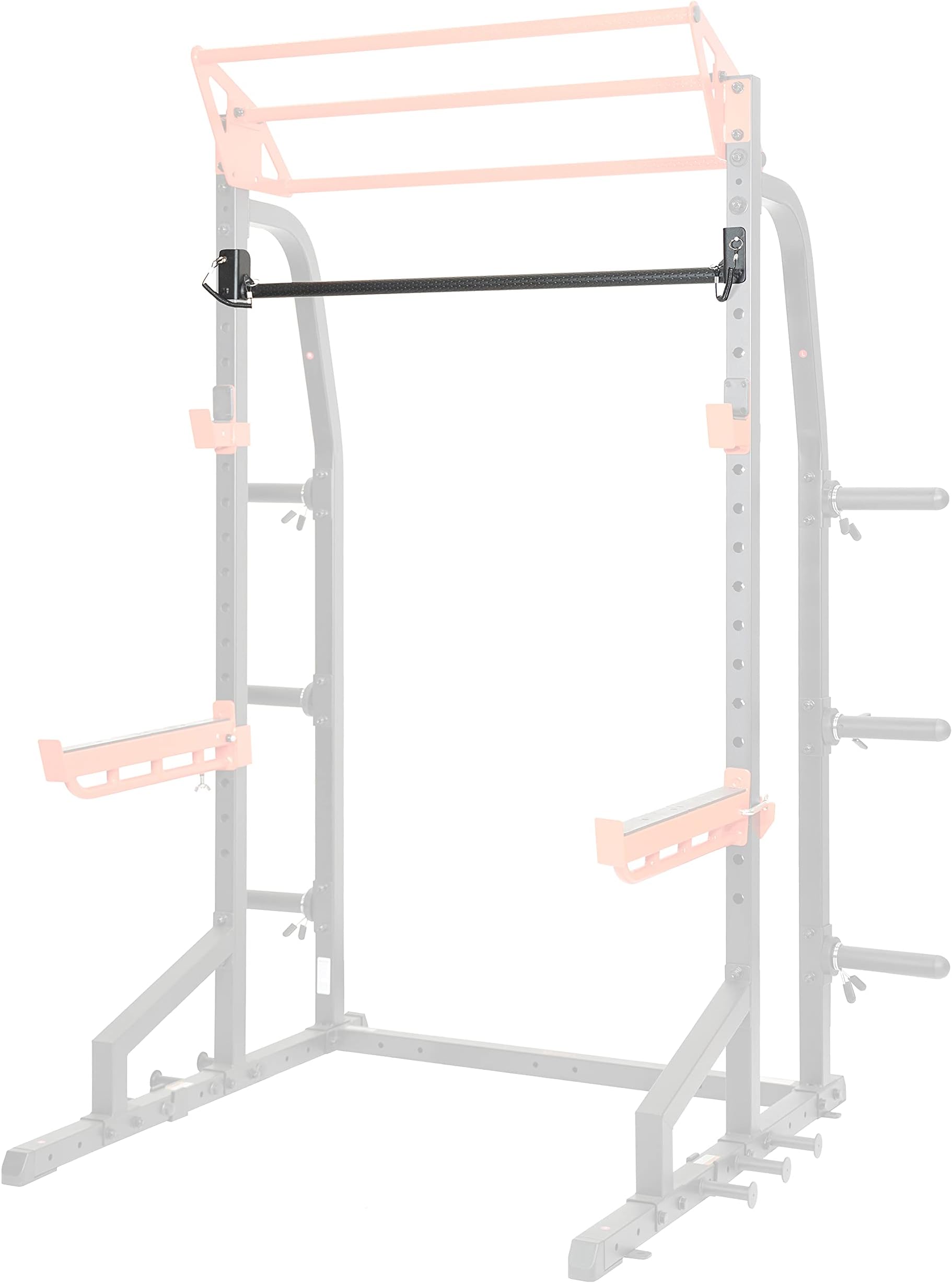 Power Cage Squat Rack Upgrade Attachments, Dip Bar, Plate Bar Holder, Belt Squat, J Hook, Lat, Adapter, U Ring, Pull Up Bar, Landmine, Captain's Chair, Tricep Rope For Home Gym