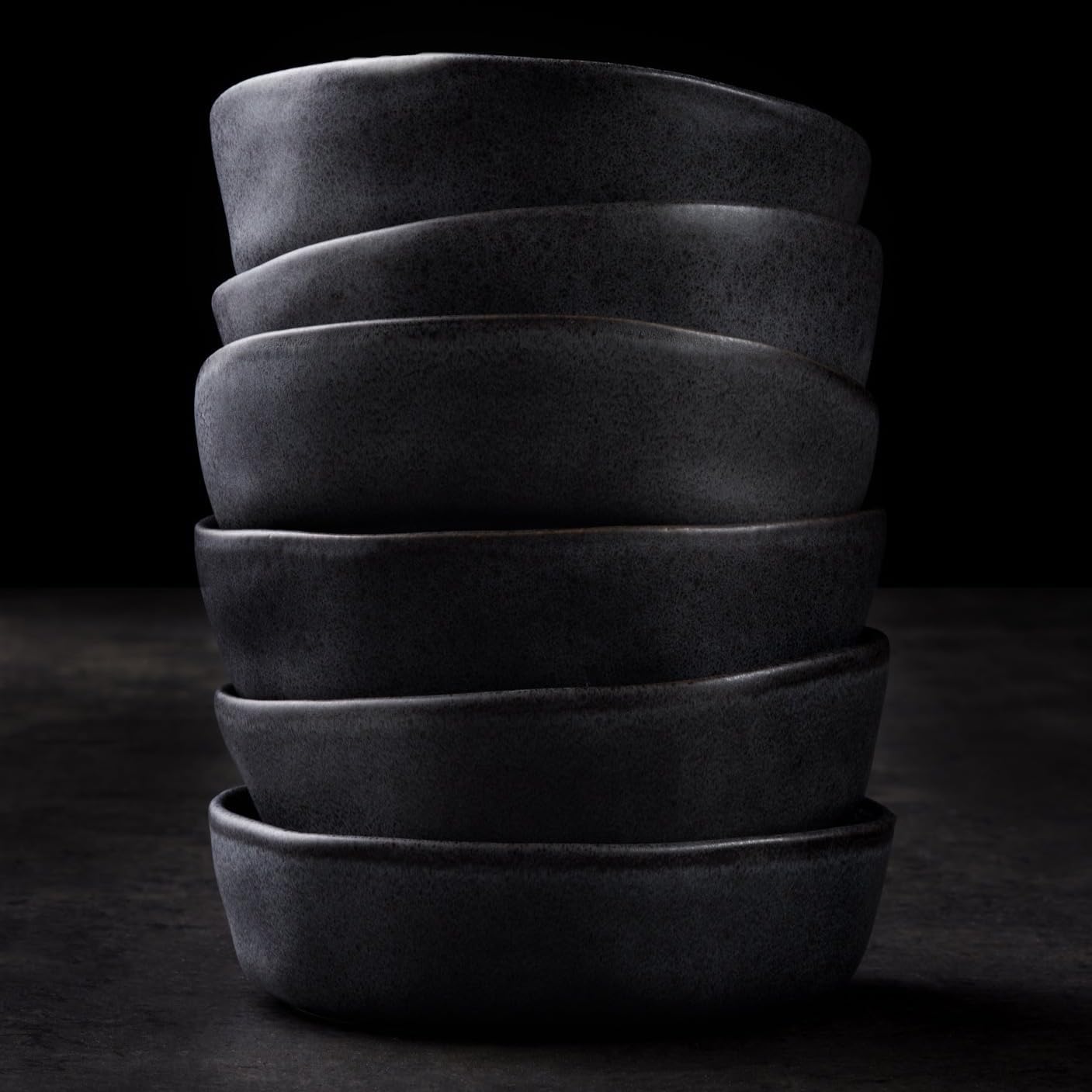 Gray Ceramic 32-Piece Dinnerware Set for 8