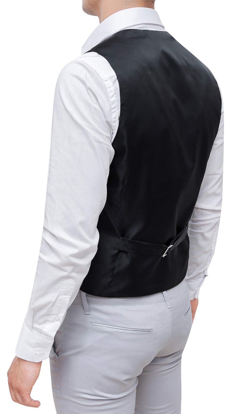 Panciotto Gilet Uomo Slim Fit Cardigan Casual Smanicato Corpetto