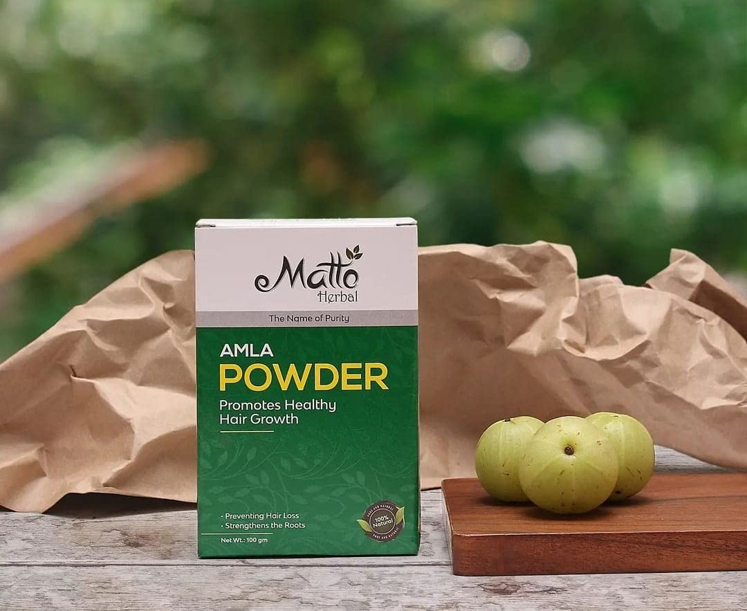 Matto Herbal Hair care powder combo (500gm), Amla, Bhringraj, Hibiscus, Reetha & Shikakai-image-40