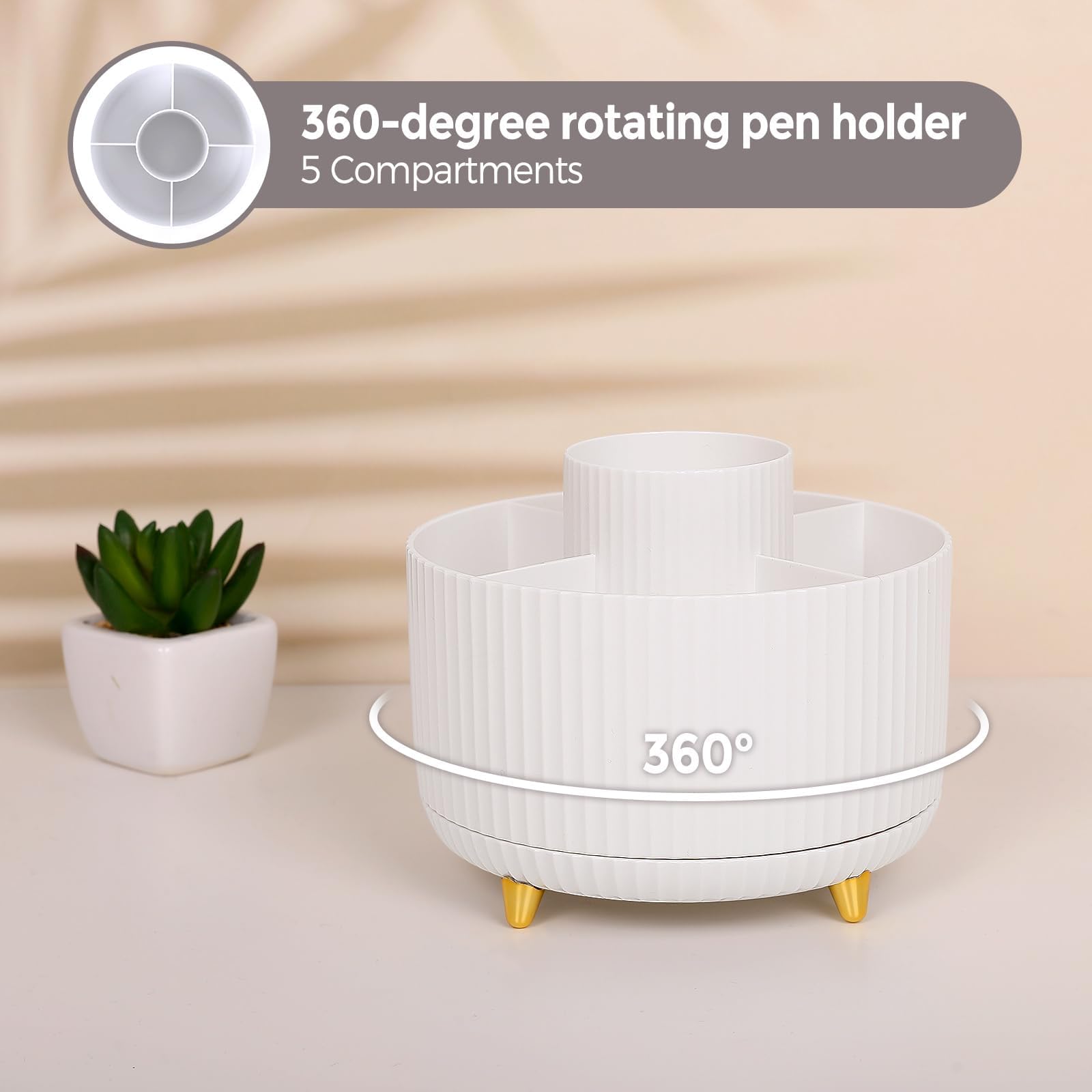 SKYDUE Juego de suministros de oficina blancos, accesorios de escritorio de oficina, 10 piezas, soporte para lápices, grapadora, dispensador de cinta, tijeras, regla, carpeta/clips de papel y 1000