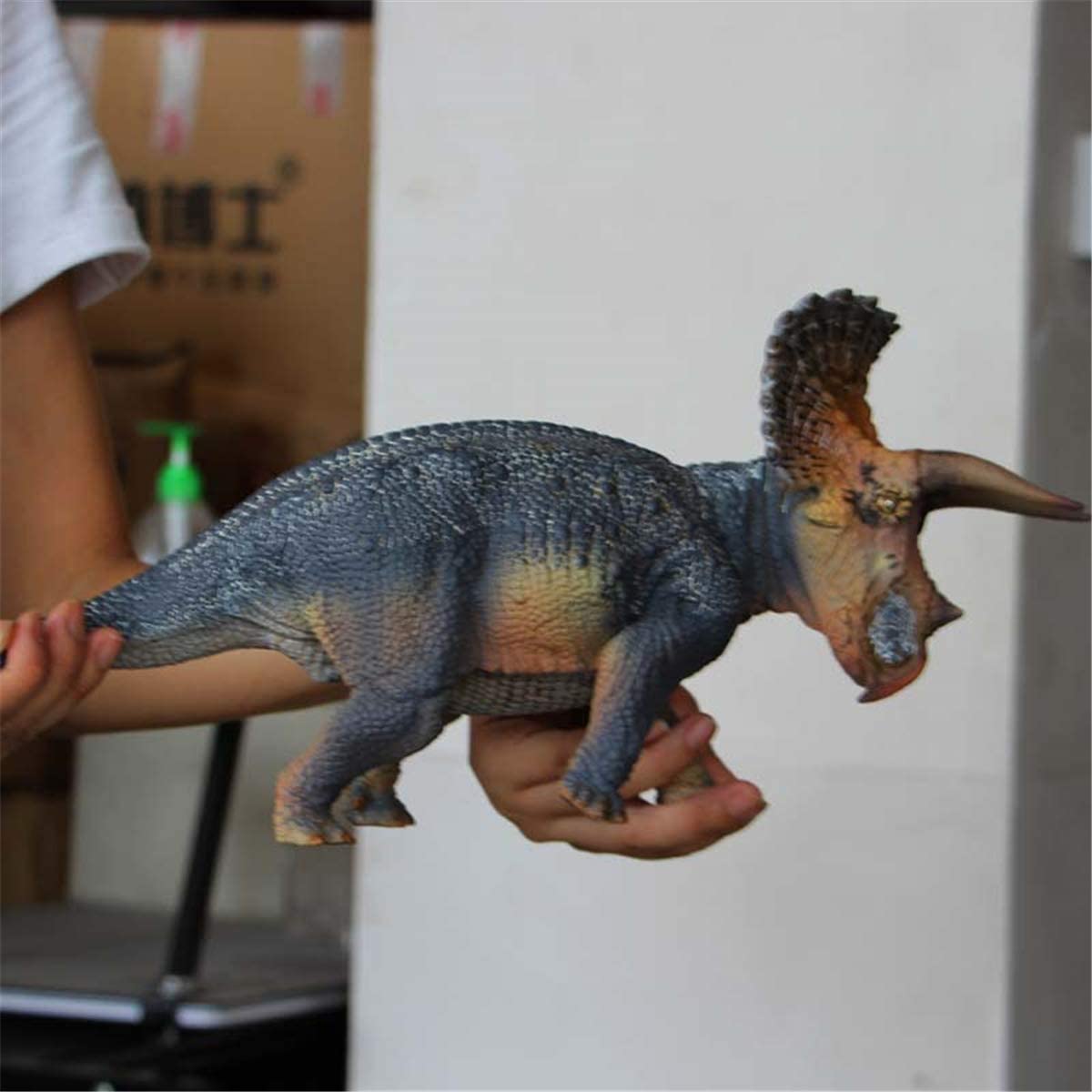 Amazon | PNSO トリケラトプス 大きい 三角龍 植物食 恐竜 動物