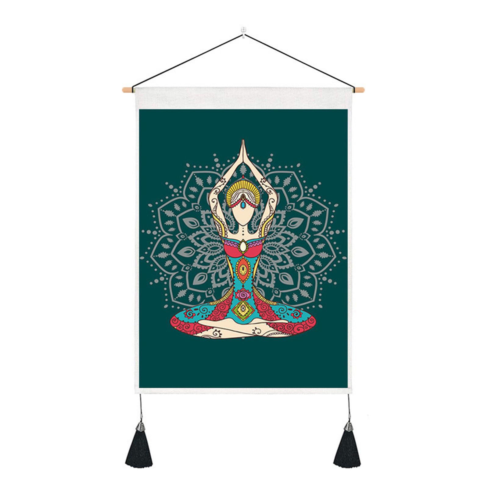 Jazuaiao Studios Wall Hanging Tapestry Wall Art for Calm Environment Durability Fabric Fading Resist Easy Installation Interior Designing Tapestry