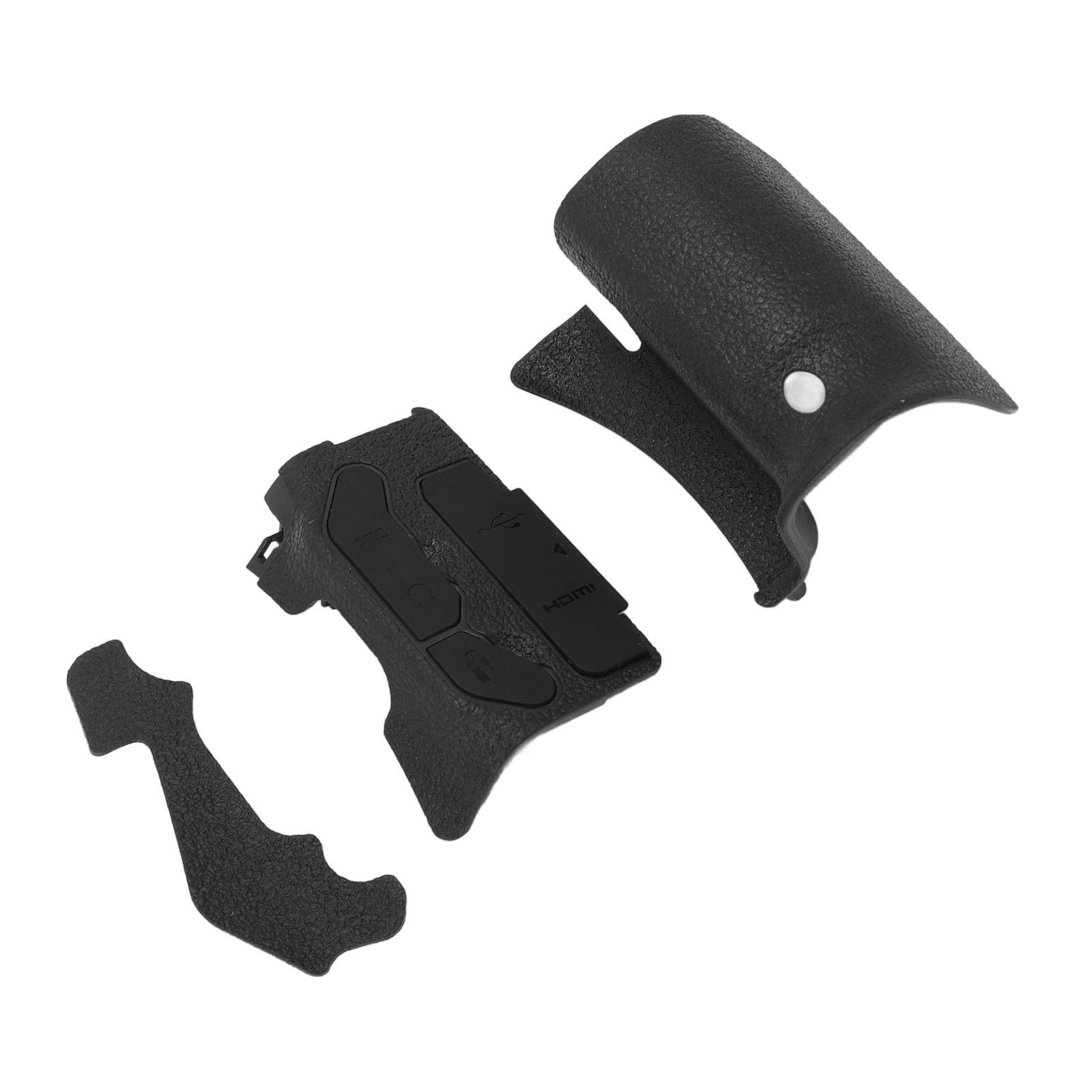 Yctze Cubierta para Cámara Cuerpo 90D - Juego de 3 Unidades de Cubierta para el Cuerpo de la Cámara Ajuste Preciso de Goma Cómodo para 90D - Protectora de Silicona para