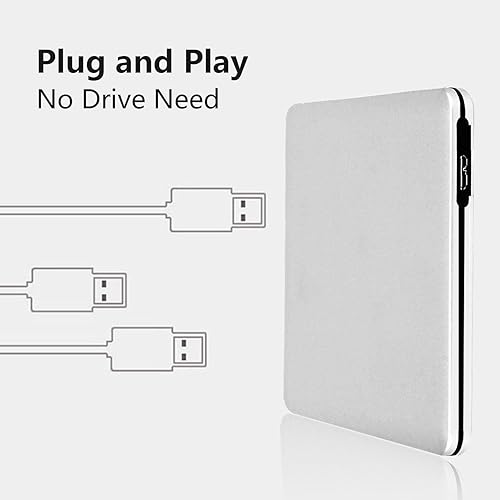 Miniatura 2 de Unidad externa USB 3.0 Blu-Ray DVDBDCD, reproductor Blu-ray 3D ultrafino portátil, escritorquemador utilizado para MacBook Pro Air, Apple Mac y así