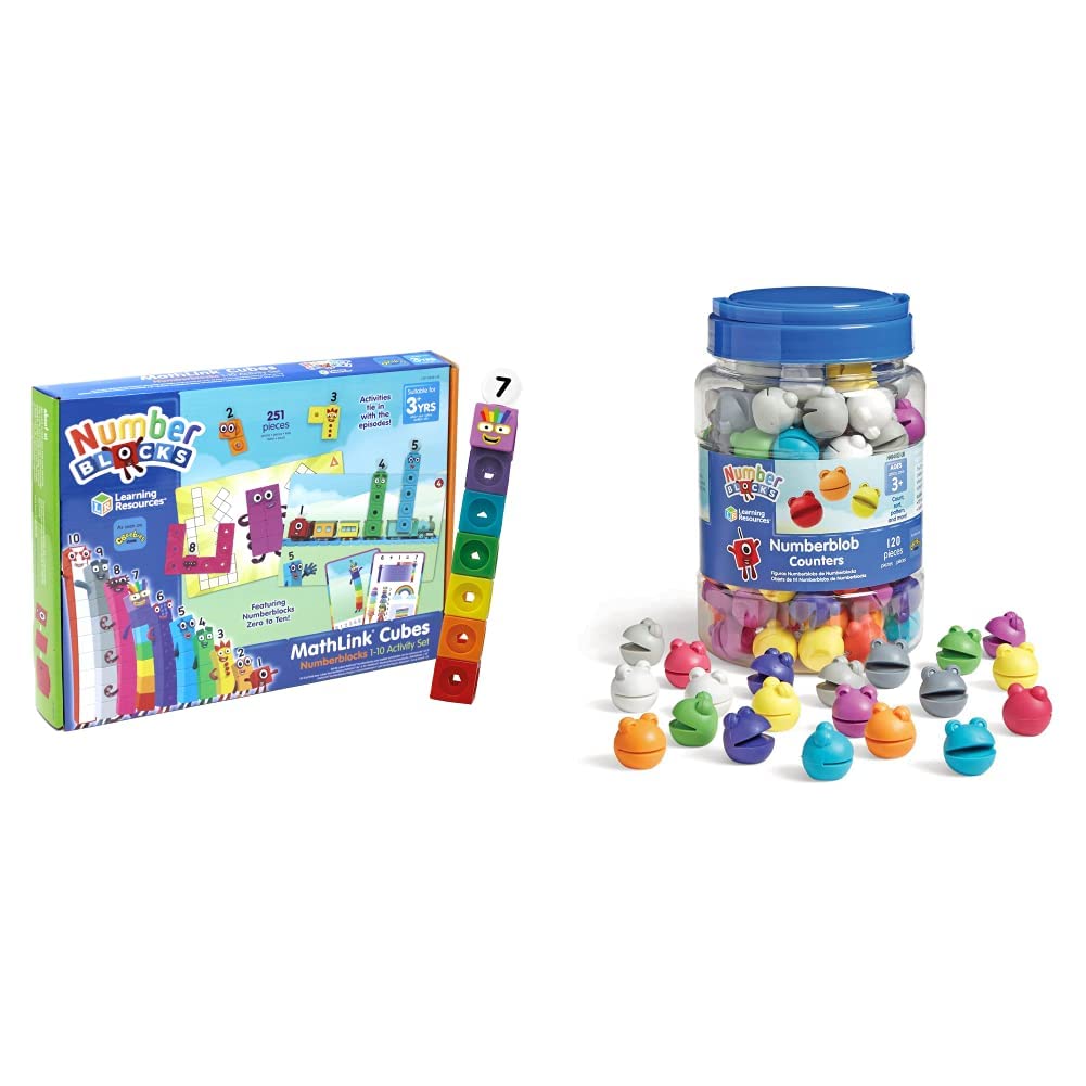 Buy Learning Resources LSP0949-UK MathLink Cubes Numberblocks 1-10 ...