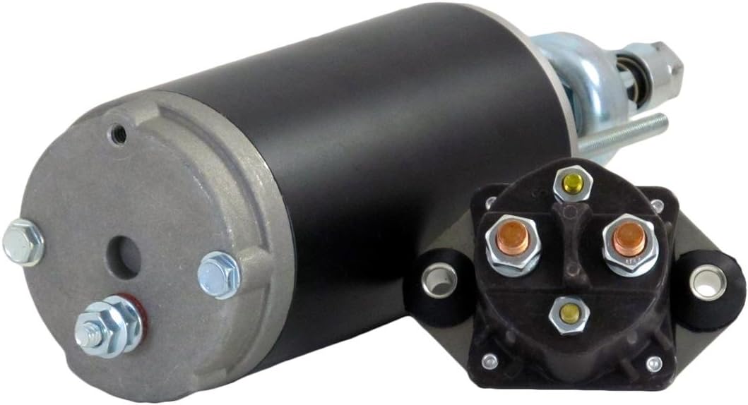 RAREELECTRICAL Starter Motor With Solenoid Compatible With 1966-1992 Chrysler Marine Force 1201 1208 120Ld9 1251 1253 Ccw 48-9955 50-583869-T