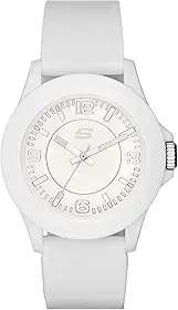 Rosencrans Relógio esportivo casual feminino de quartzo médio de plástico e silicone