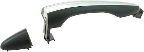 Miniatura 231 de TRQ Manija de puerta exterior delantera izquierda plateada para el lado del conductor compatible con Nissan 370Z 2009-2017