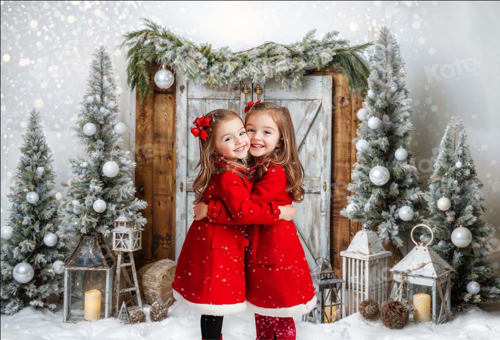 Boule Noel Photo Kate Toile De Fond De Cour D'arche D'arbre De Noël Pour La Photographi Toile De Fond De Noël