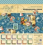 Graphic 45 Children's Hour 8x8 Calendar Pad, 8 x 8