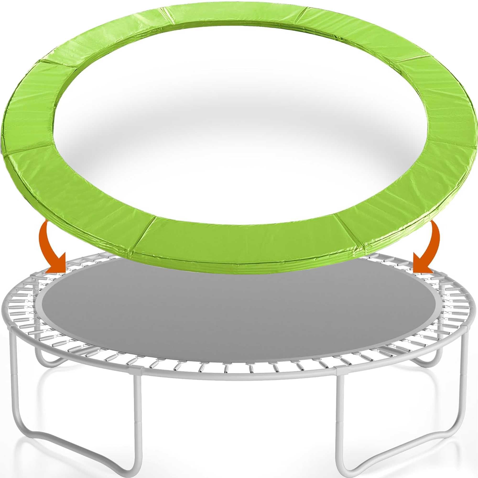 Protector de trampolín resistente al desgarro para renovar bordes rotos 8