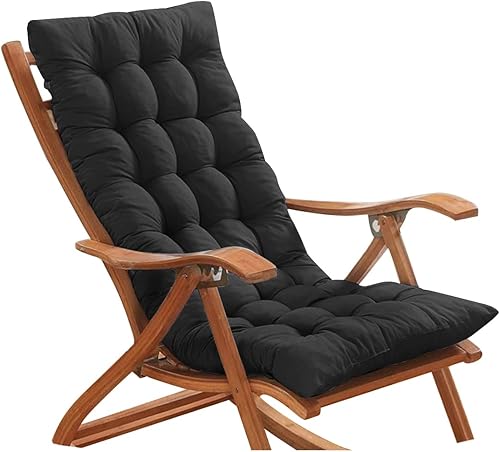 OITTO Cojín de banco de 3.1 in de grosor para silla de jardín de 23 plazas, respaldo alto, respaldo para tumbona de patio