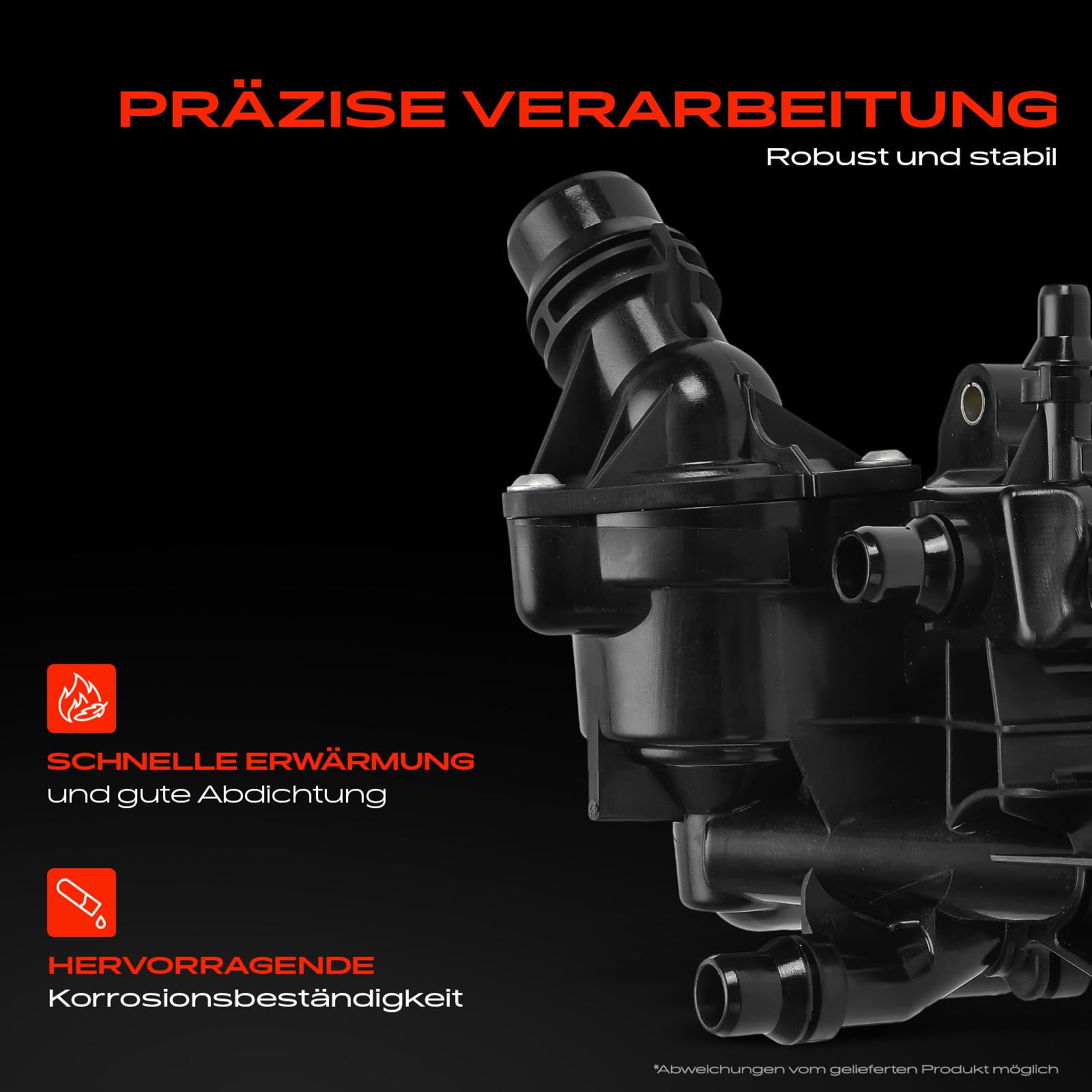 Frankberg Thermostat Kühlmittel 85°C Kompatibel mit X3 F97 G01 G08 5er Touring G31 3er Touring G21 G81 3er G20 G28 G80 5er F90 G30 Replace# 11538581627