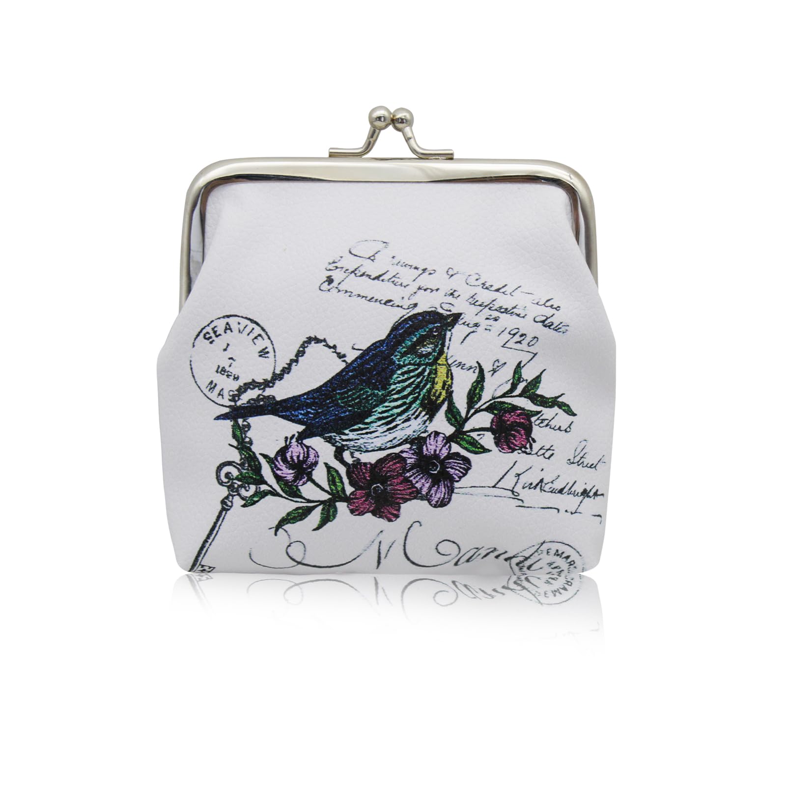 Kiss Lock Purse for Women | Waterproof Portable Change Pouch | Mini Purse Wallets for Cash, Key