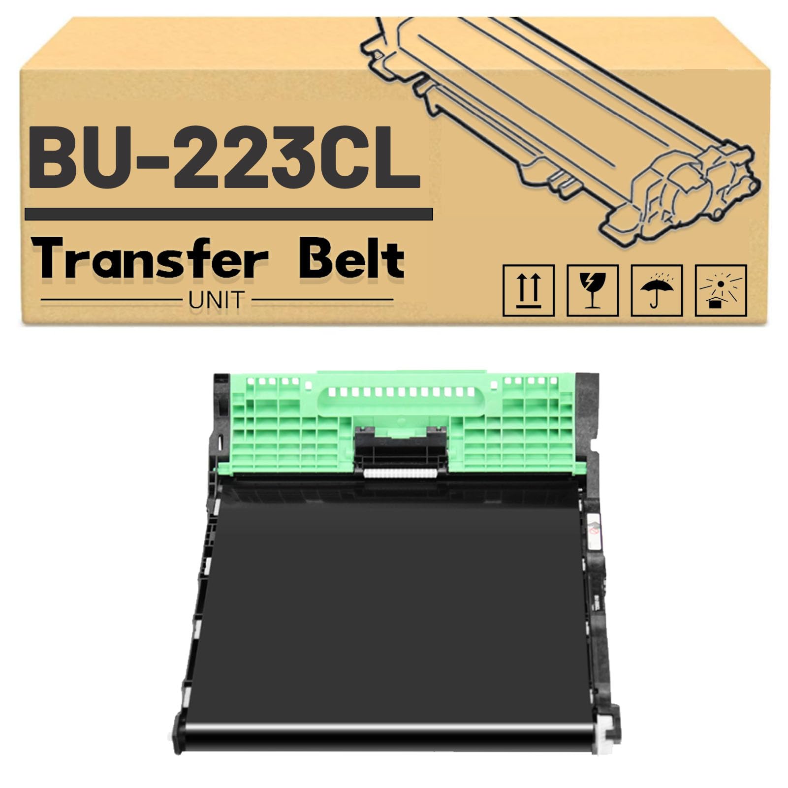 BU-223CL BU223CL Hochleistungs-Transferbandeinheit kompatibel für Brother HL-L3210CW L3230CDW L3270CDW L3290CDW MFC-L3710CW L3750CDW L3770CDW Drucker Black-1 Pack