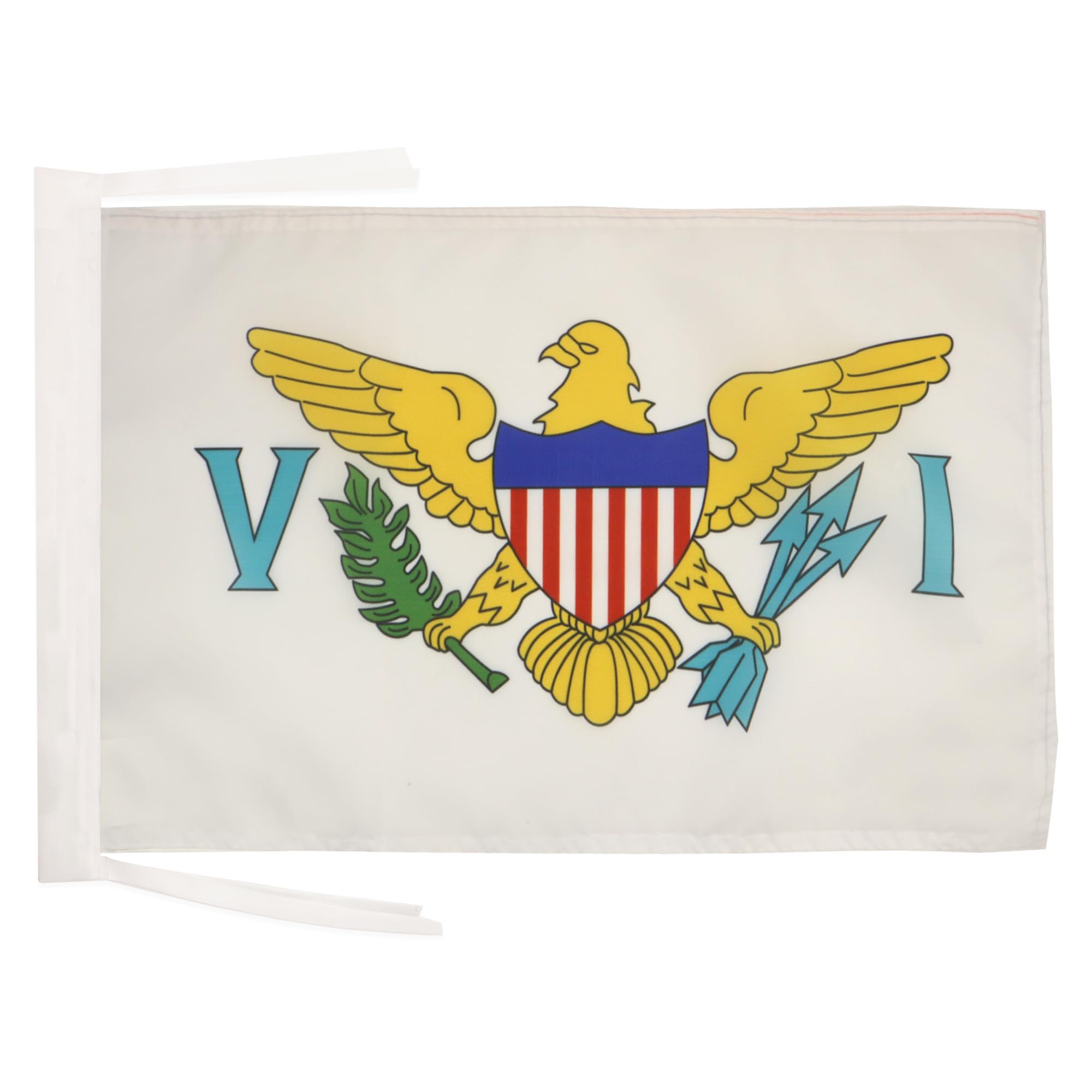 Iran Old Persia Flag 18'' x 12'' cords - Persian SMALL flags 30 x 45cm - Banner 18x12 in - AZ FLAG — view 45