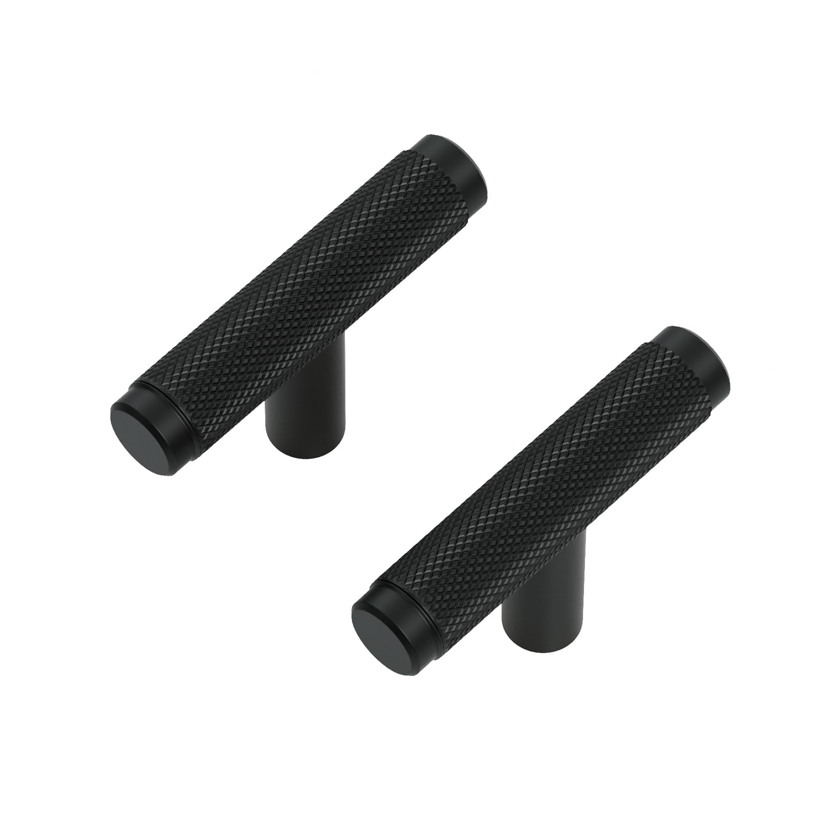 LONTAN 10 Pack Black Kitchen Cupboard knobs Kitchen Door knobs Aluminum Alloy Drawer Pulls for Wardrobe Cabinet Bathroom Drawer โ image 1