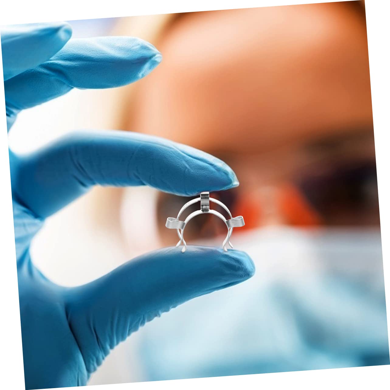 NAMOARLY 8pcs Interface Clamp for Laboratory Gas Keck for Laboratory Lab Mounting Taper Joints Mounting Steel Lap Stainless Steel Silver