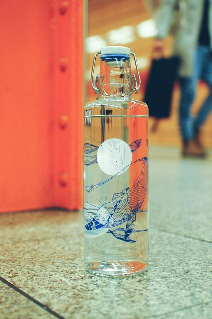 soulbottles 1,0 l • Souldiver • Botella de cristal • Vegana, sin plástico, sostenible