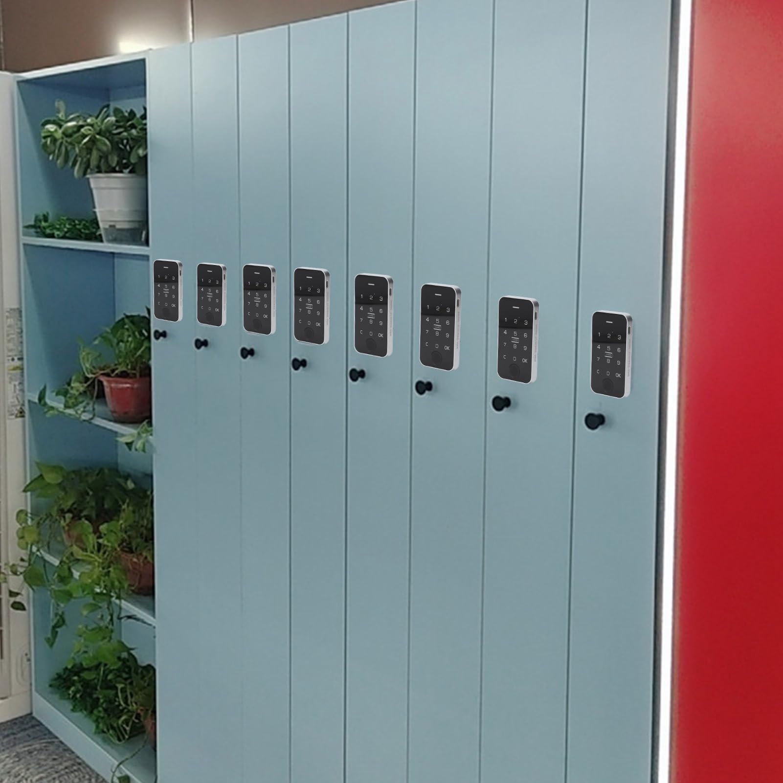 Elektronisches Schrankschloss mit digitaler Touch-Tastatur und Fingerabdruck-Passwort für Kleiderschrank, Spind und Nachttisch