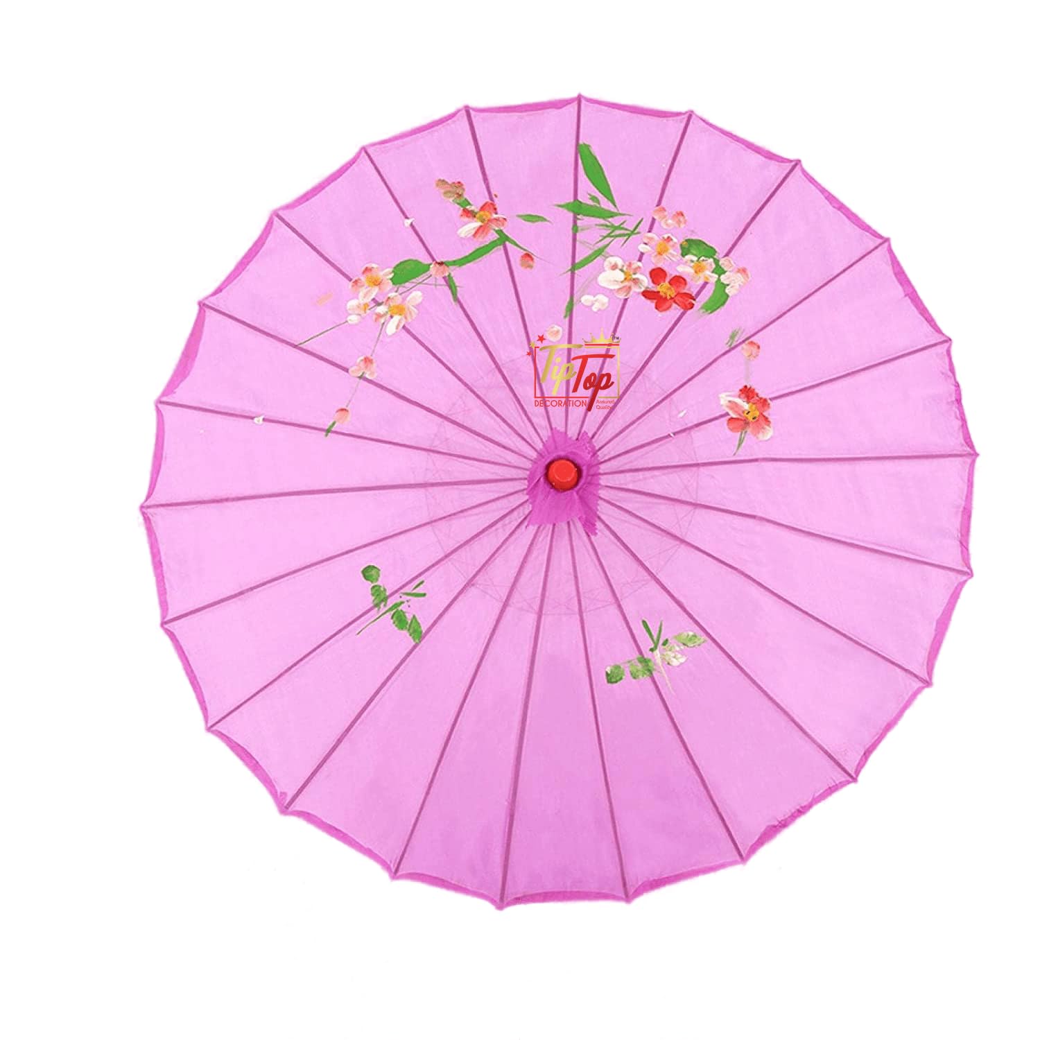 TIPTOP DECORATION Parasol Japanese Traditional Umbrella (33 Inch) (Authentic) (Handmade) (1 Piece) (Purple) 1