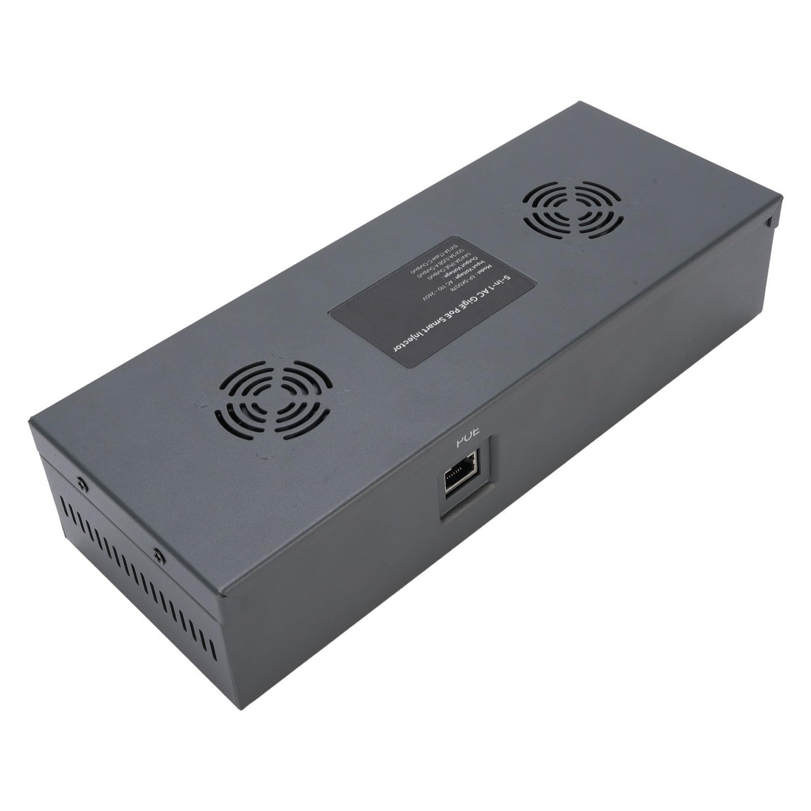 Generic Iniettore PoE Gigabit Efficiente Potenza in Uscita da 180 W per Sistemi di Terza Generazione con Protezione ESD Connessione Internet Satellitare Stabile (Spina europea)