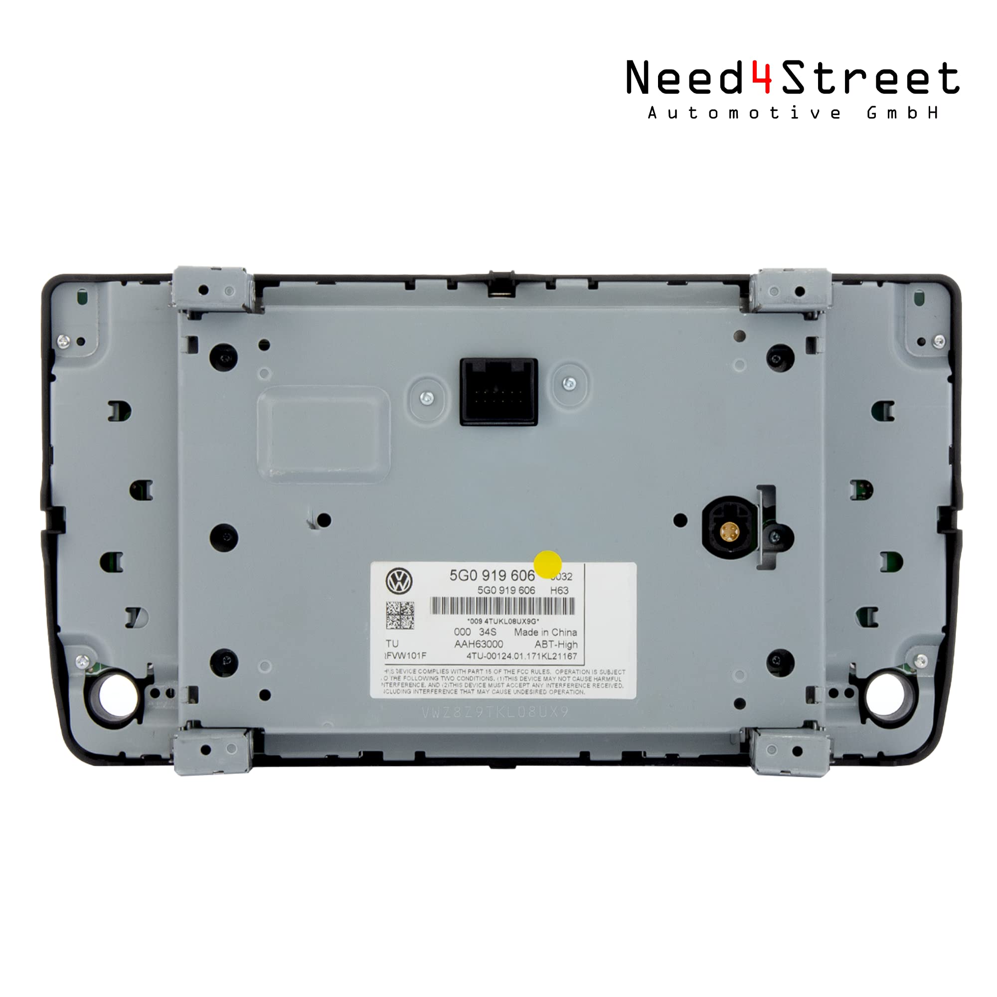 Display 5G0 919 606 Discover Pro 8 Zoll kompatibel mit VW Golf 7, VW Passat (B8), VW Tiguan (5NA) und VW Touran (5T), geeignet für Discover Media und Composition Media, MIB2