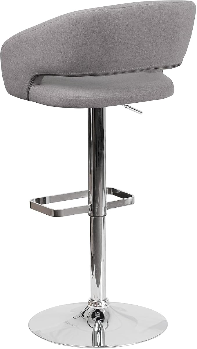 Butaco ajustable contemporáneo con respaldo medio tapizado miniatura 5
