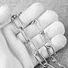 Chain Stainless Steel Chain 3 mm 1.5 m Chain Links Stainless Steel Chains + 2 Pieces Carabiner Link Chain Extension Chain for Hanging Anchor Chain Hammock Load 90 kg