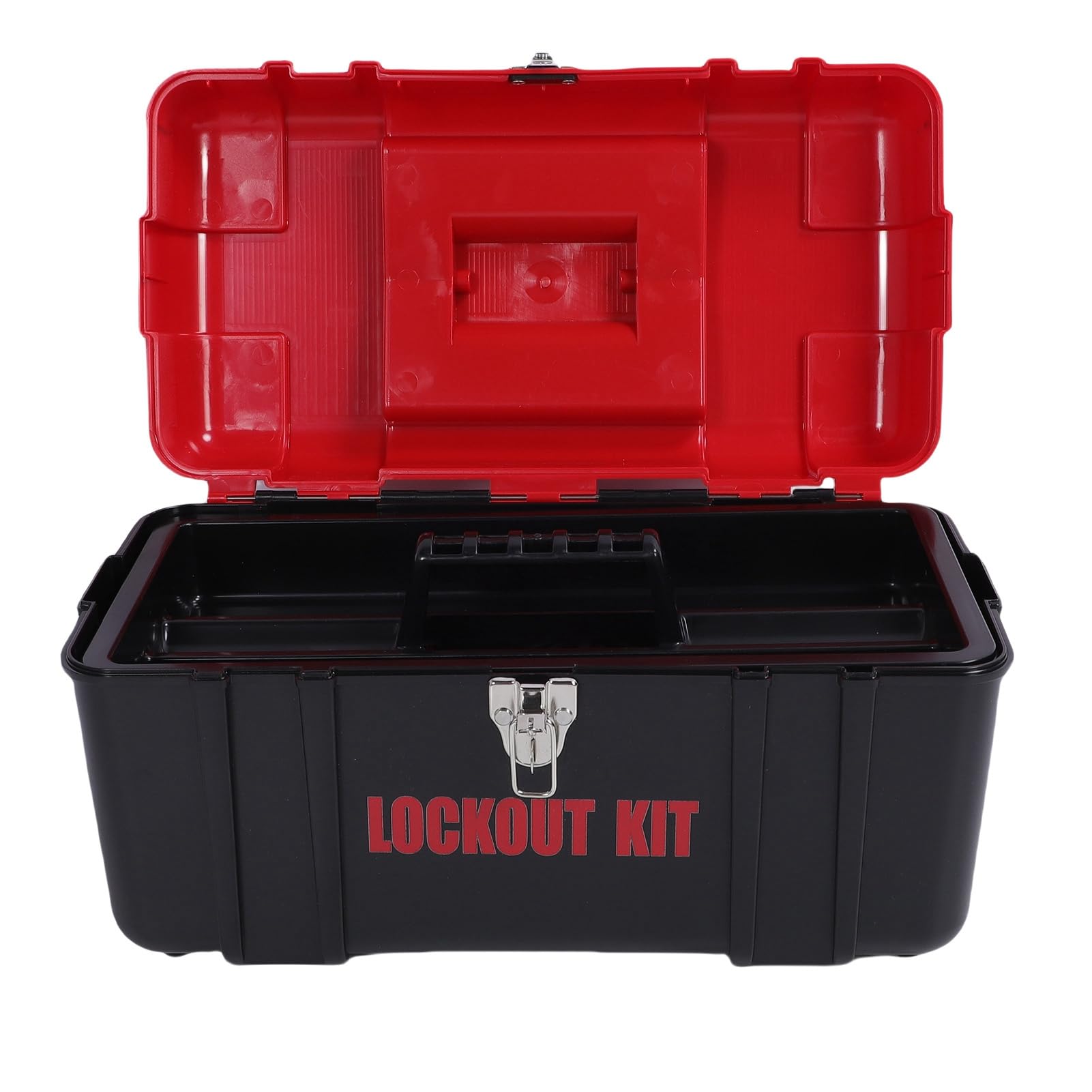 Cryfokt Kit de Bloqueo y Etiquetado Juego de Candados de Seguridad Loto de Alta Resistencia para Uso Industrial con Caja de Herramientas