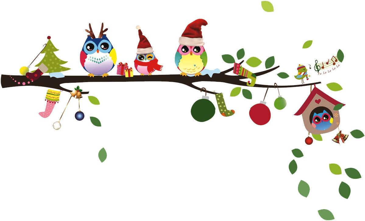 Owl Wall Decal for Baby Nursery Decoration Peel and Stick