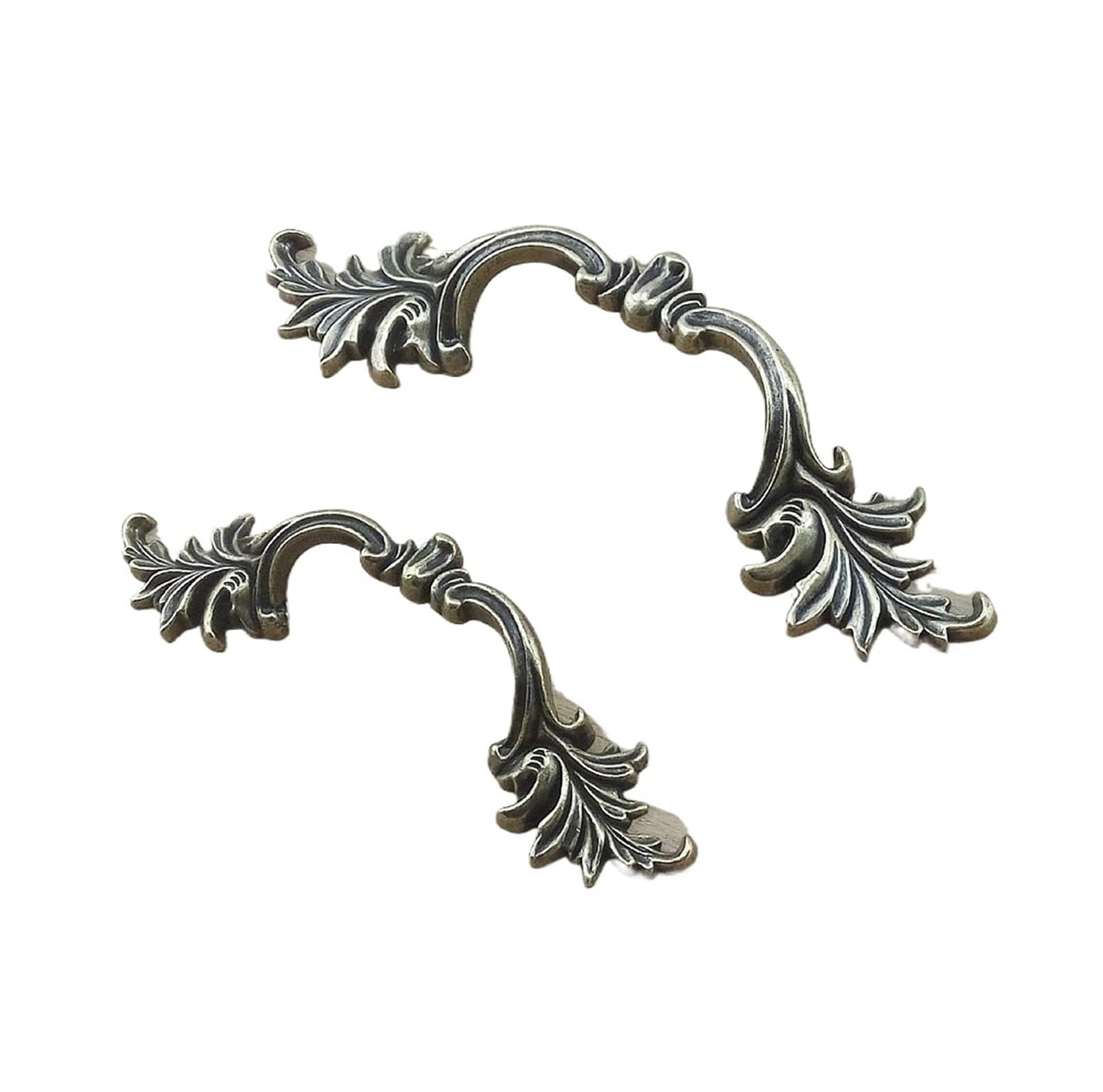 Poignée de meuble en bronze antique 78mm pour tiroir et cuisine