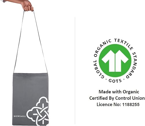 Miniatura 7 de BIOWEAVES Juego de funda de edredón 100% percal de algodón orgánico, tejido fresco, suave y naturalmente refrescante, funda de edredón y 1 funda de