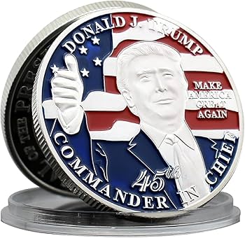 2024年 アメリカ トランプ大統領銀メダル シルバーコイン 「ドナルド