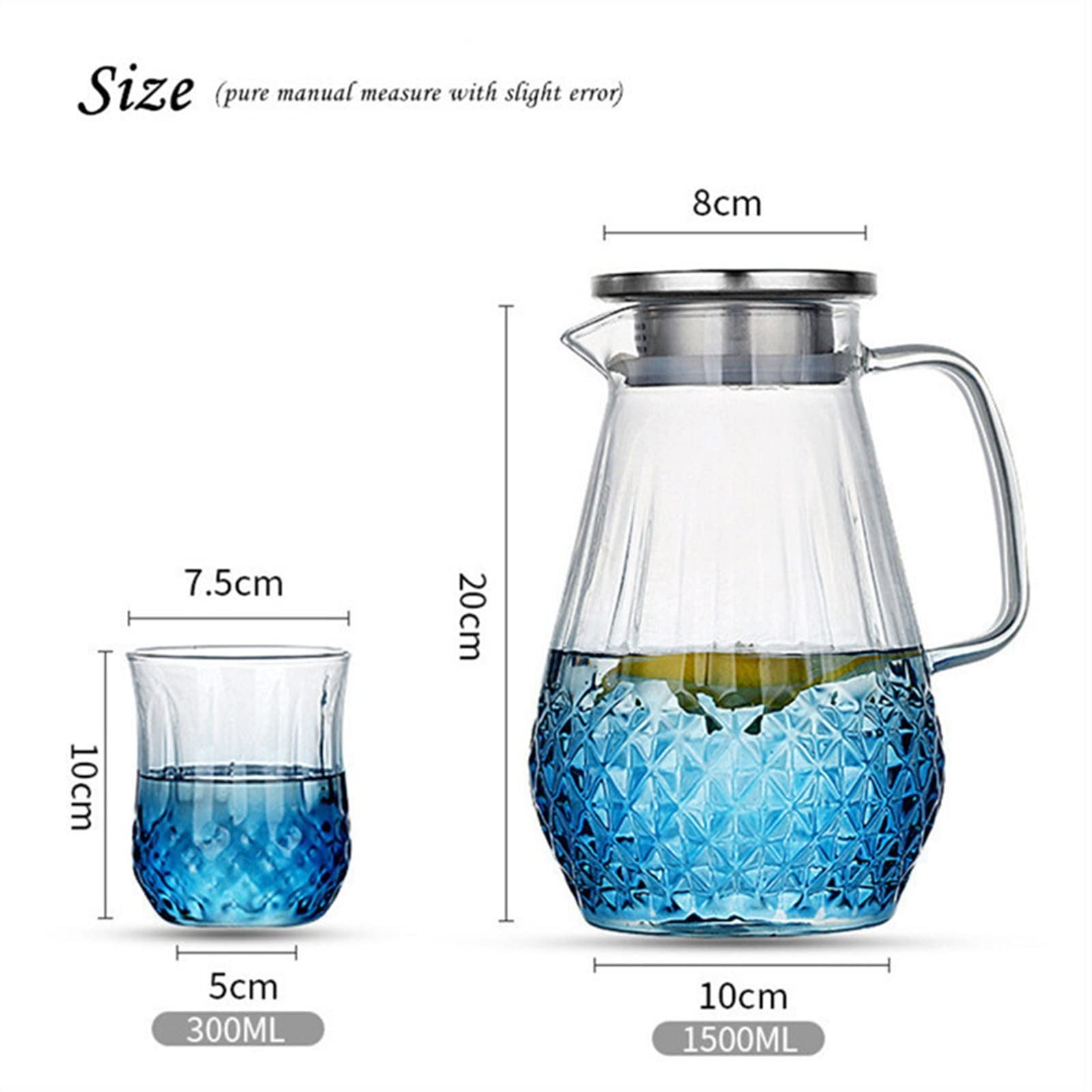 Bouteille D'eau Froi2L Avec Couvercle Carafe Avec Couvercle Carafe À