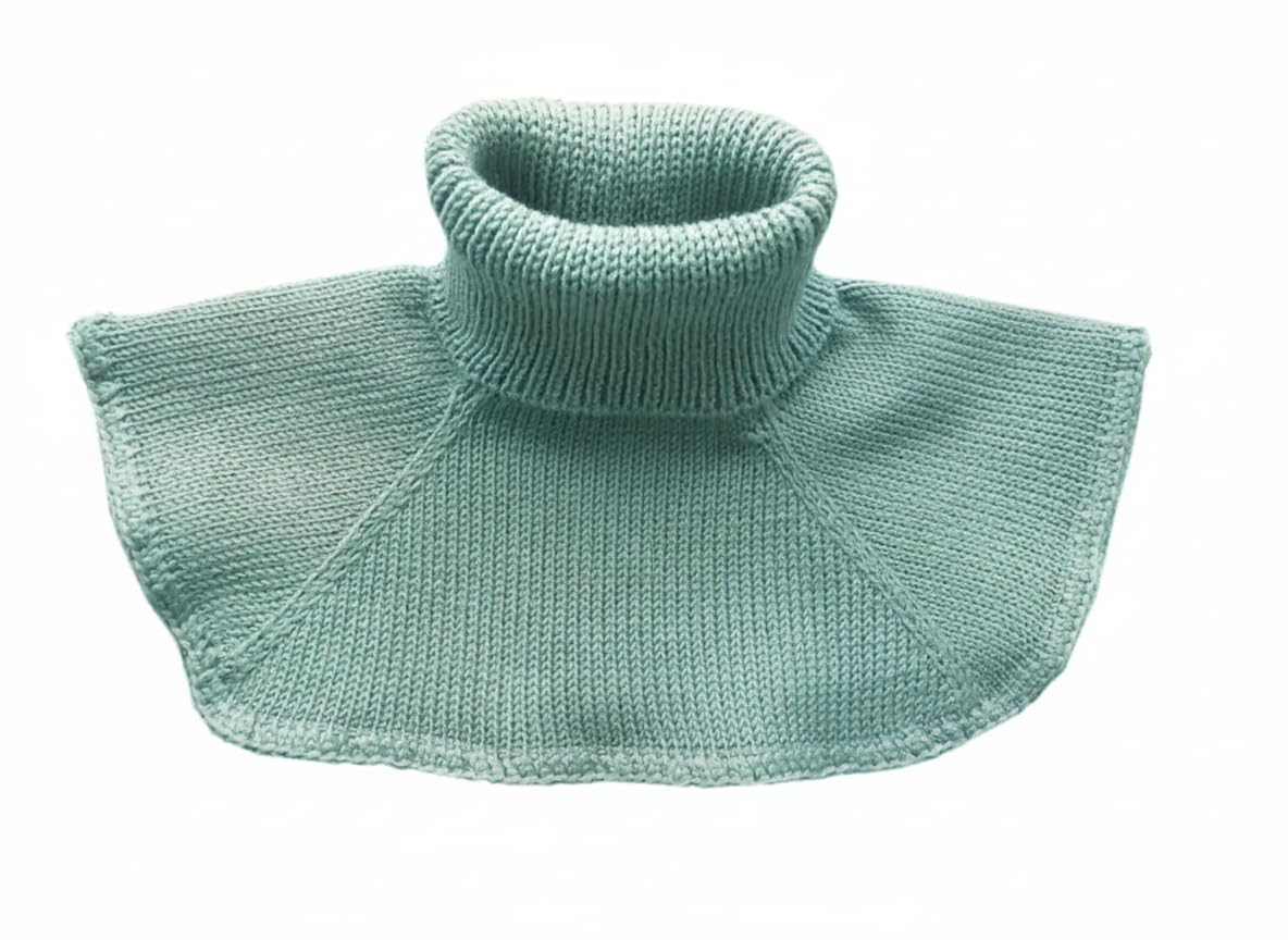 Sciarpa lavorata a maglia in 100% lana merino da adulto, da donna e da uomo, scaldacollo